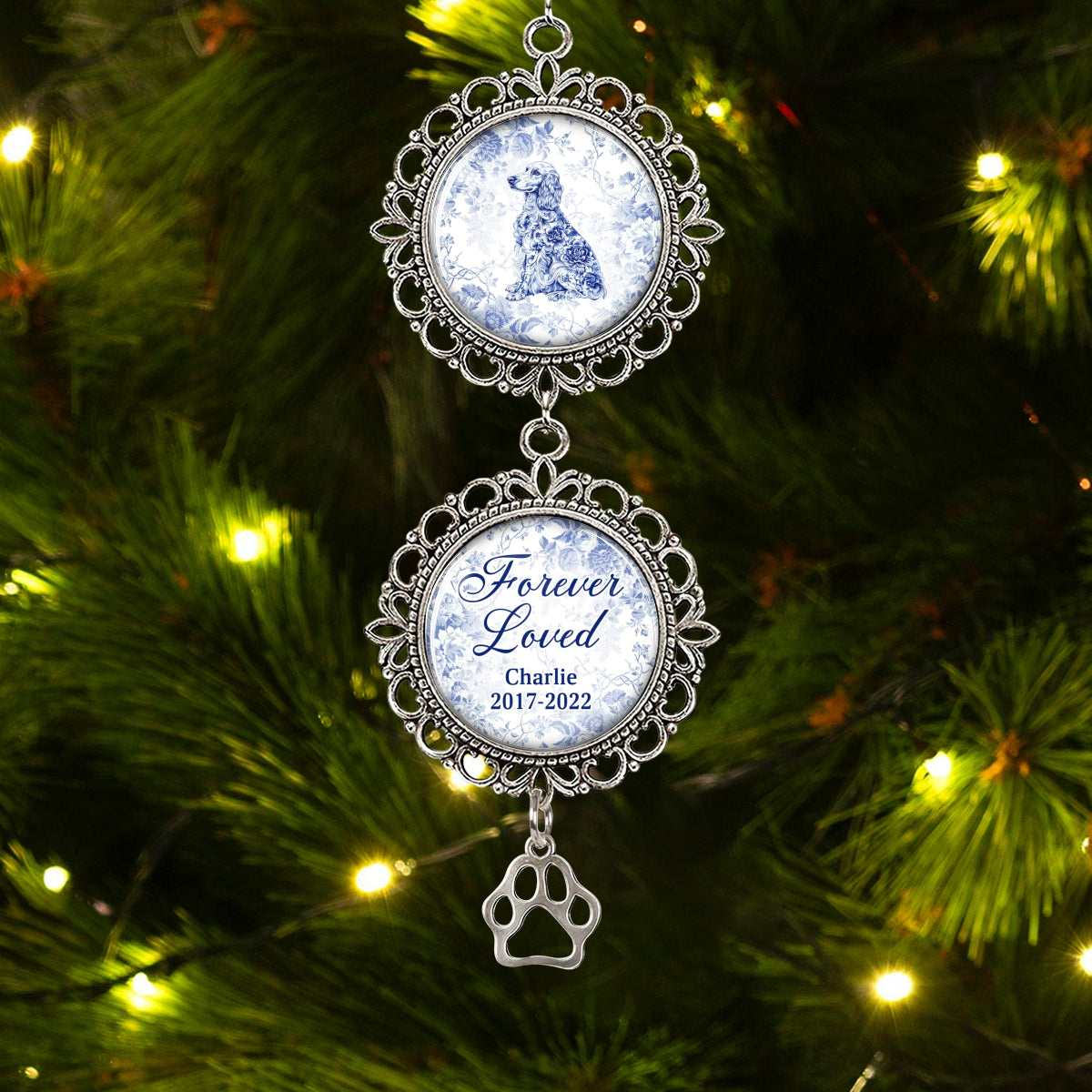 Forever Loved - Personalized Custom Charming Ornament