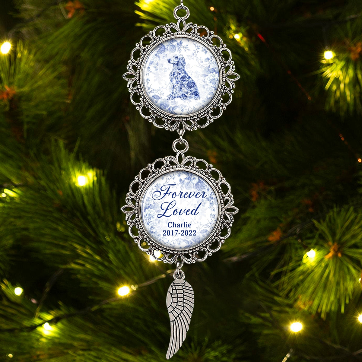 Forever Loved - Personalized Custom Charming Ornament