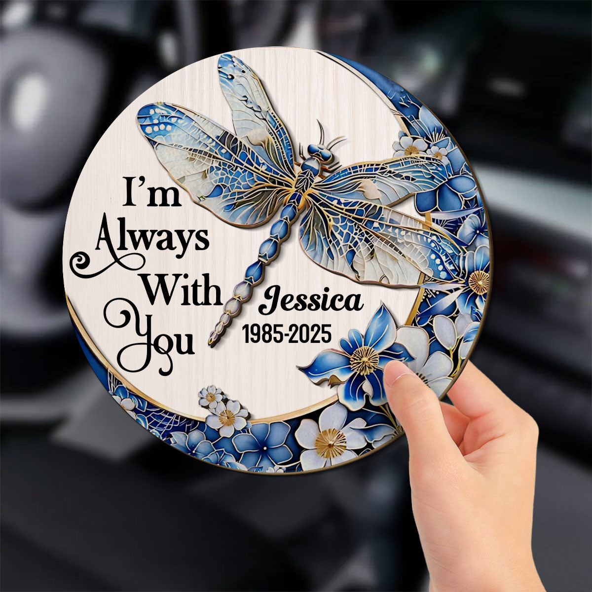 Miss You Every Single Day - Personalized Custom Car Visor Clip