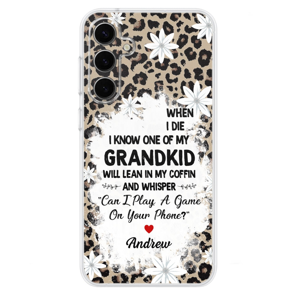 My Grandkids Will Whisper - Personalized Custom Phone Case