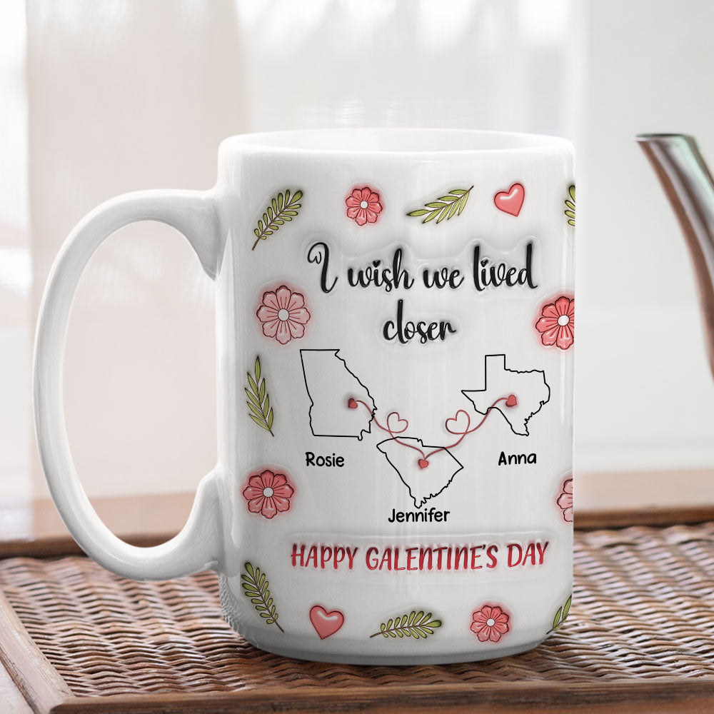 Galentine Club - Personalized Custom 3D Inflated Effect Mug