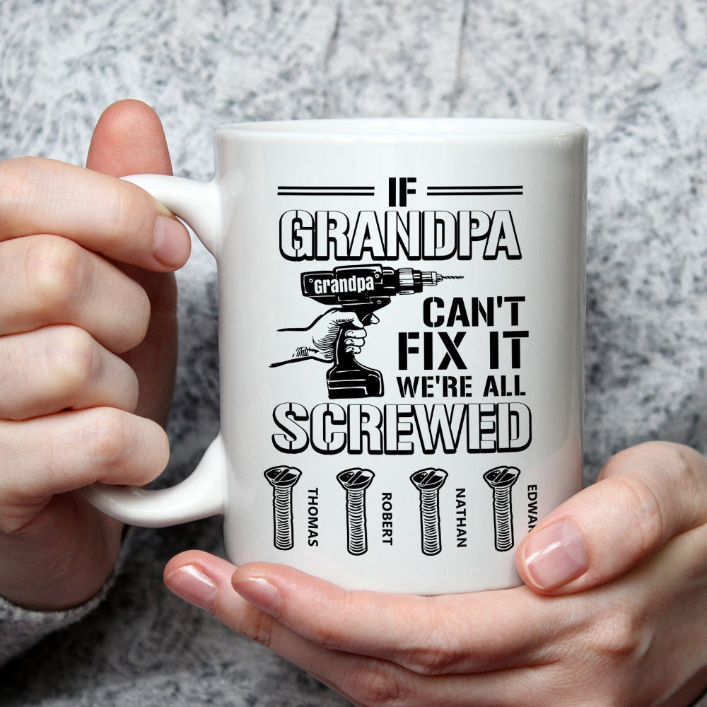 Can Not Fix It - Personalized Custom Coffee Mug