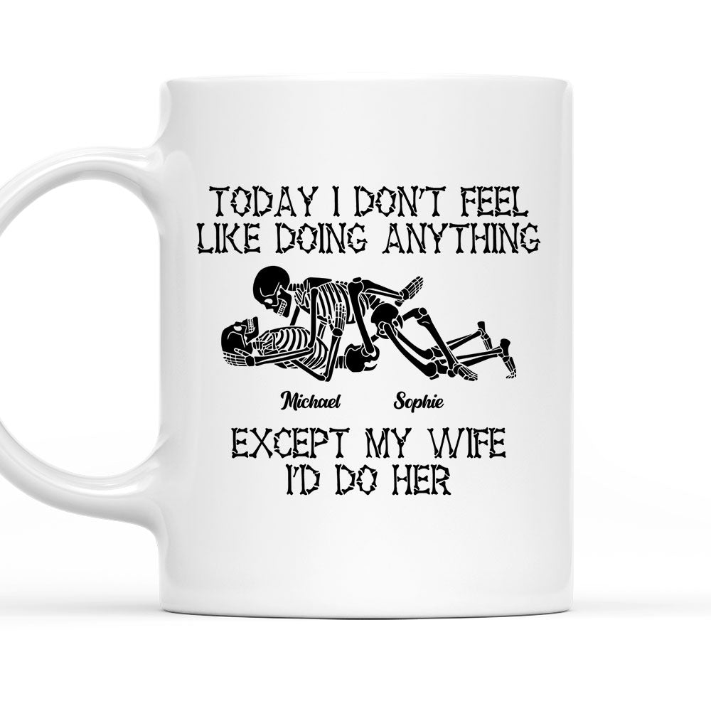 Skeleton Couple - Personalized Custom Coffee Mug