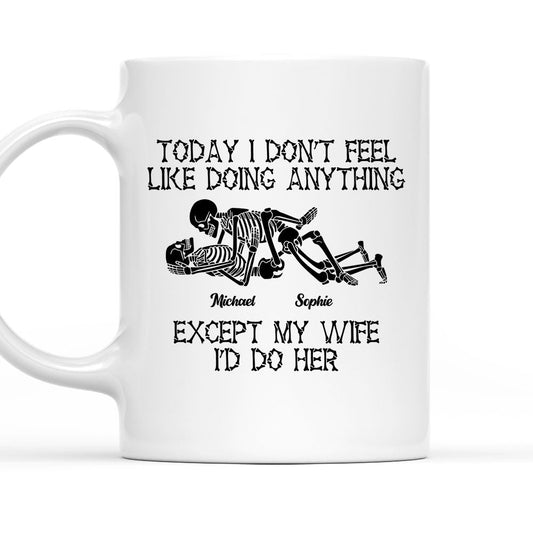 Skeleton Couple - Personalized Custom Coffee Mug