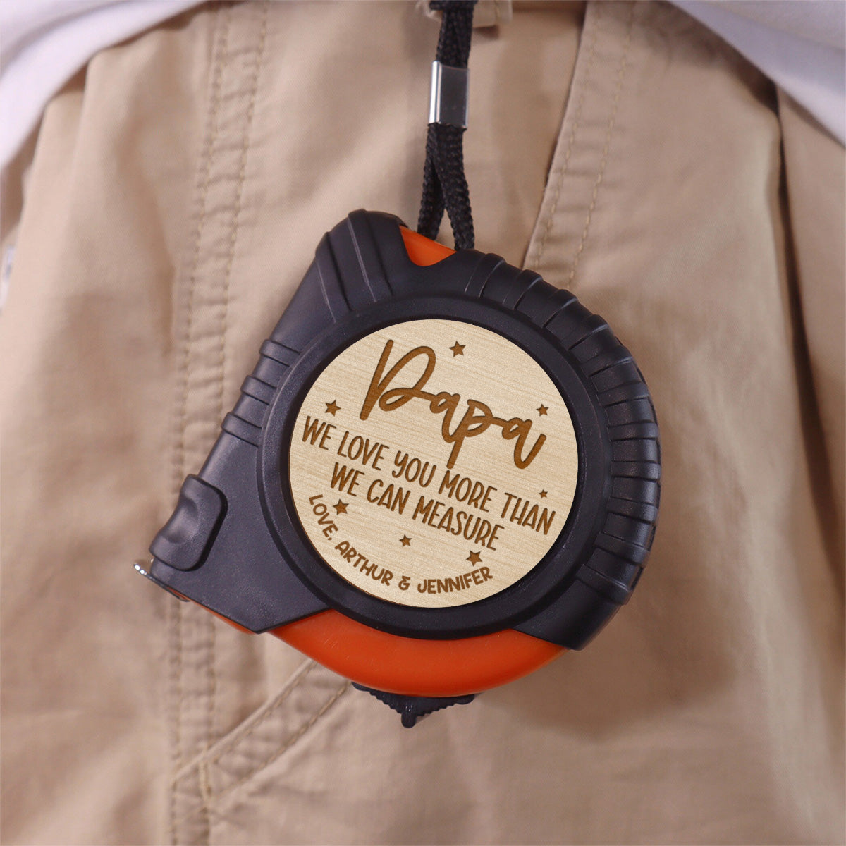 We Love You - Personalized Custom Tape Measure