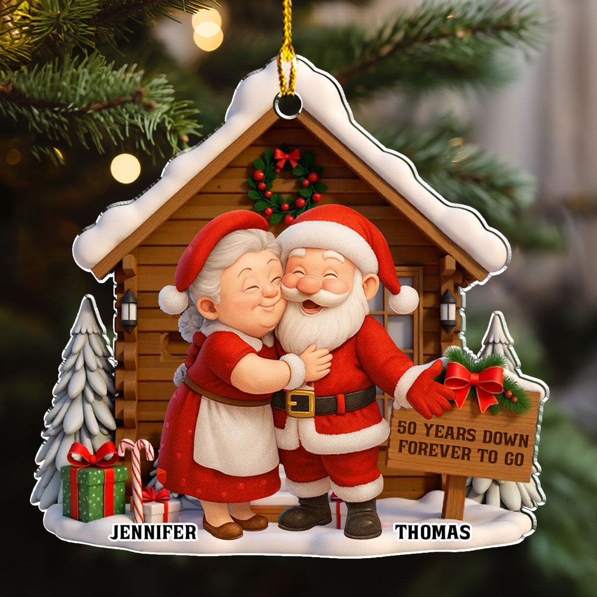 Forever To Go - Personalized Custom Acrylic Ornament