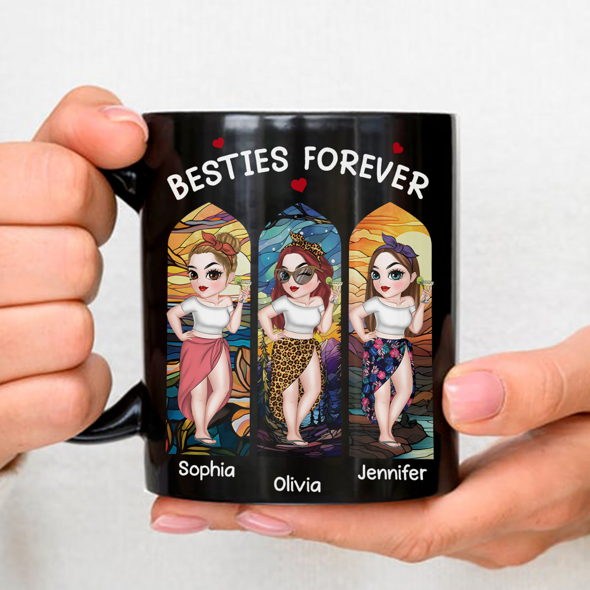 Bestie Forever - Personalized Custom Coffee Mug