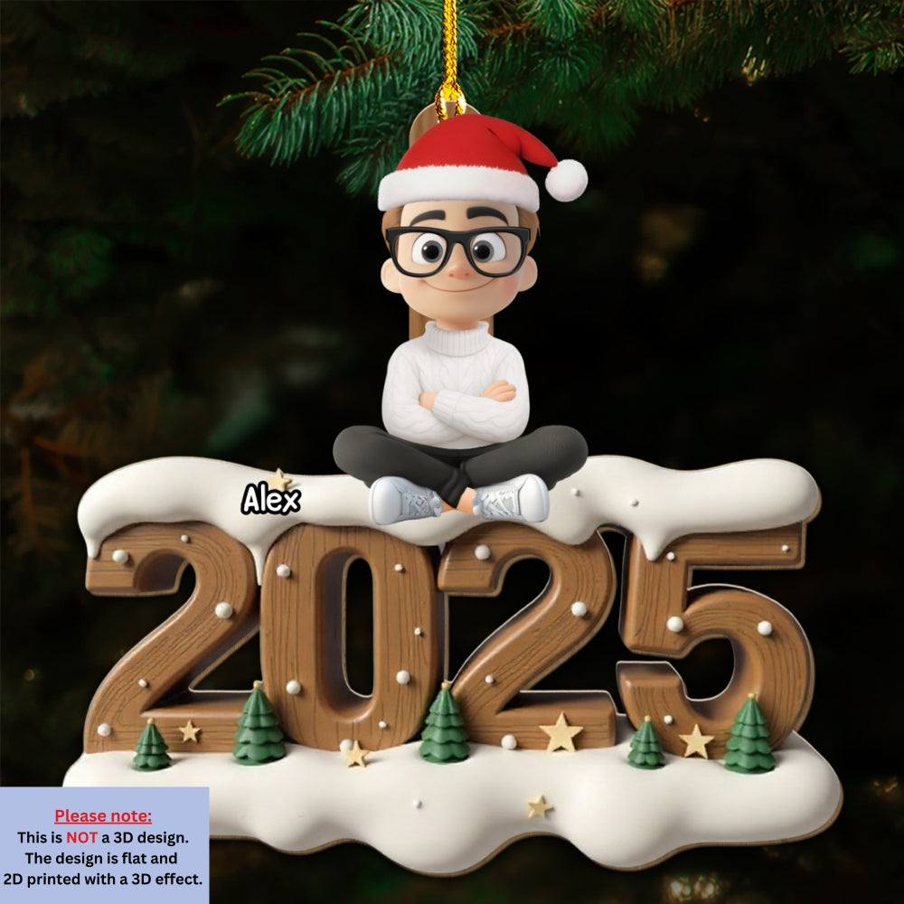 As An Extended Family - Personalized Custom 3D Effect Wood Ornament