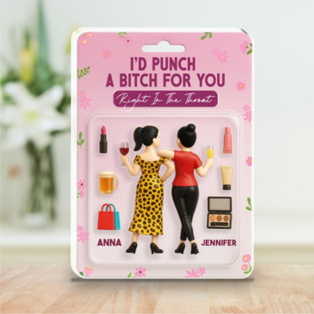 Bestie Always And Forever - Personalized Custom Acrylic Plaque