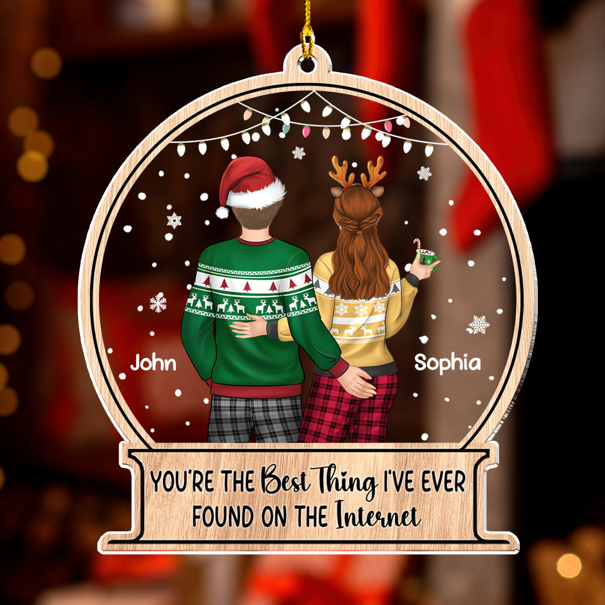 You're The Best Thing On The Internet - Personalized Custom Acrylic Ornament