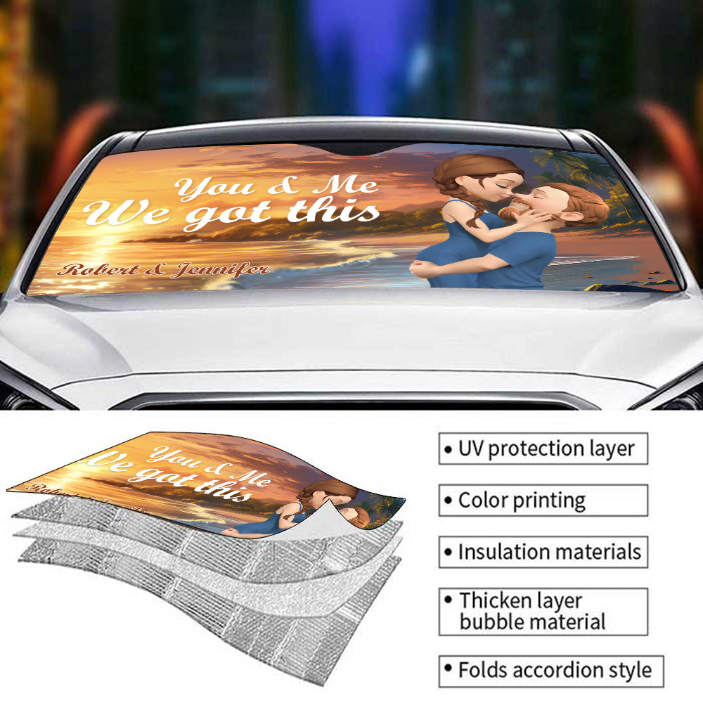 We Got This - Personalized Custom Car Sunshade