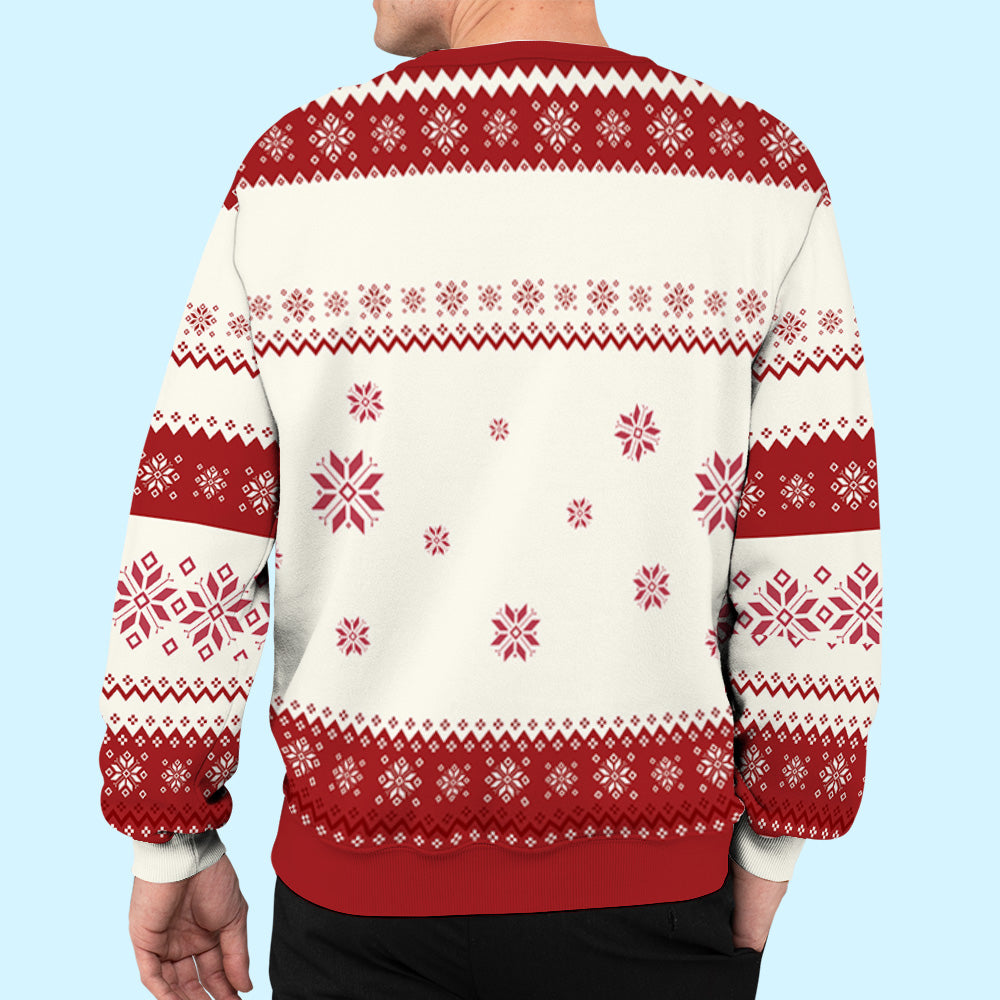 Couple Family With Pets And Kids Cartoon - Personalized Custom All-Over-Print Sweatshirt