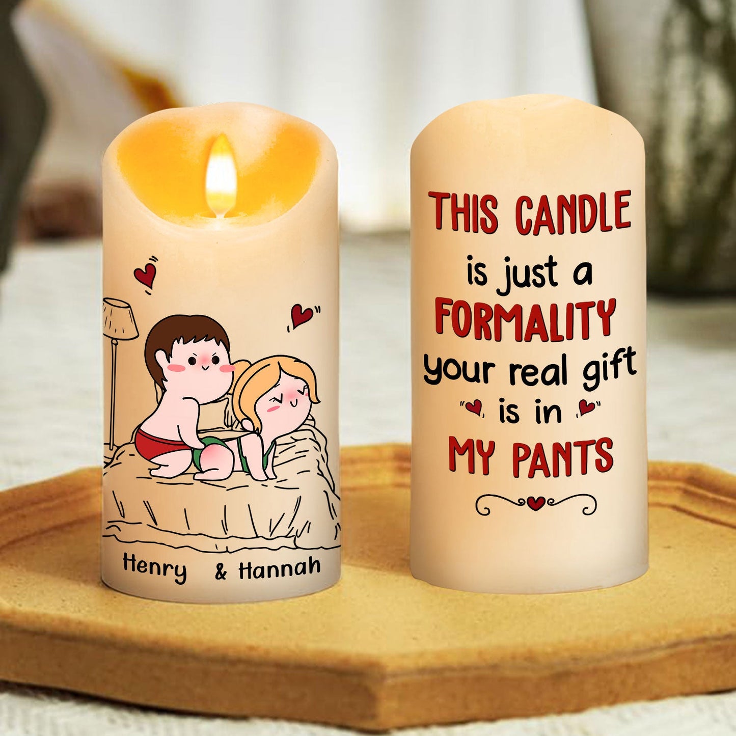 In My Pants - Personalized Custom LED Candle