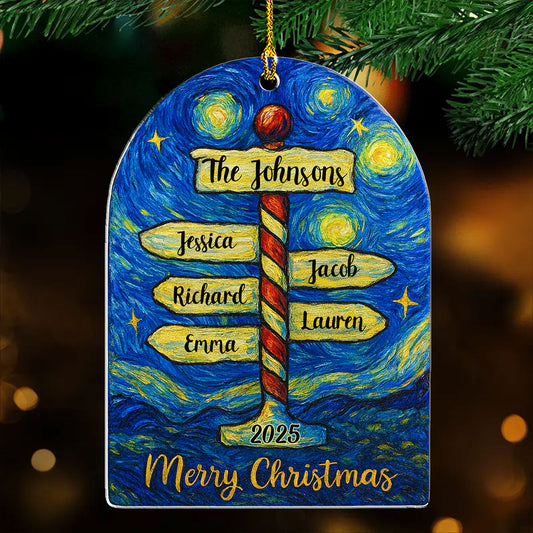 Forever Our Family - Personalized Custom Acrylic Ornament