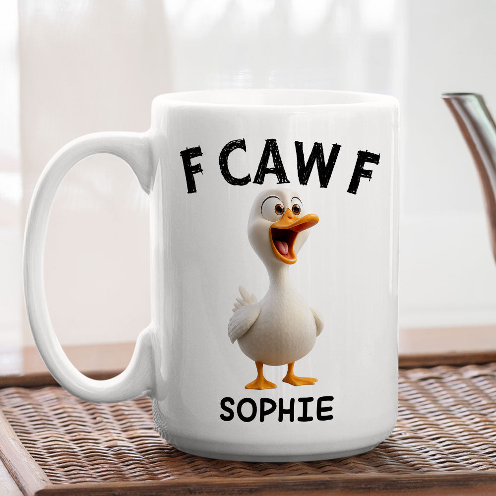 Fueled By Pure Cawfee Power - Personalized Custom Coffee Mug