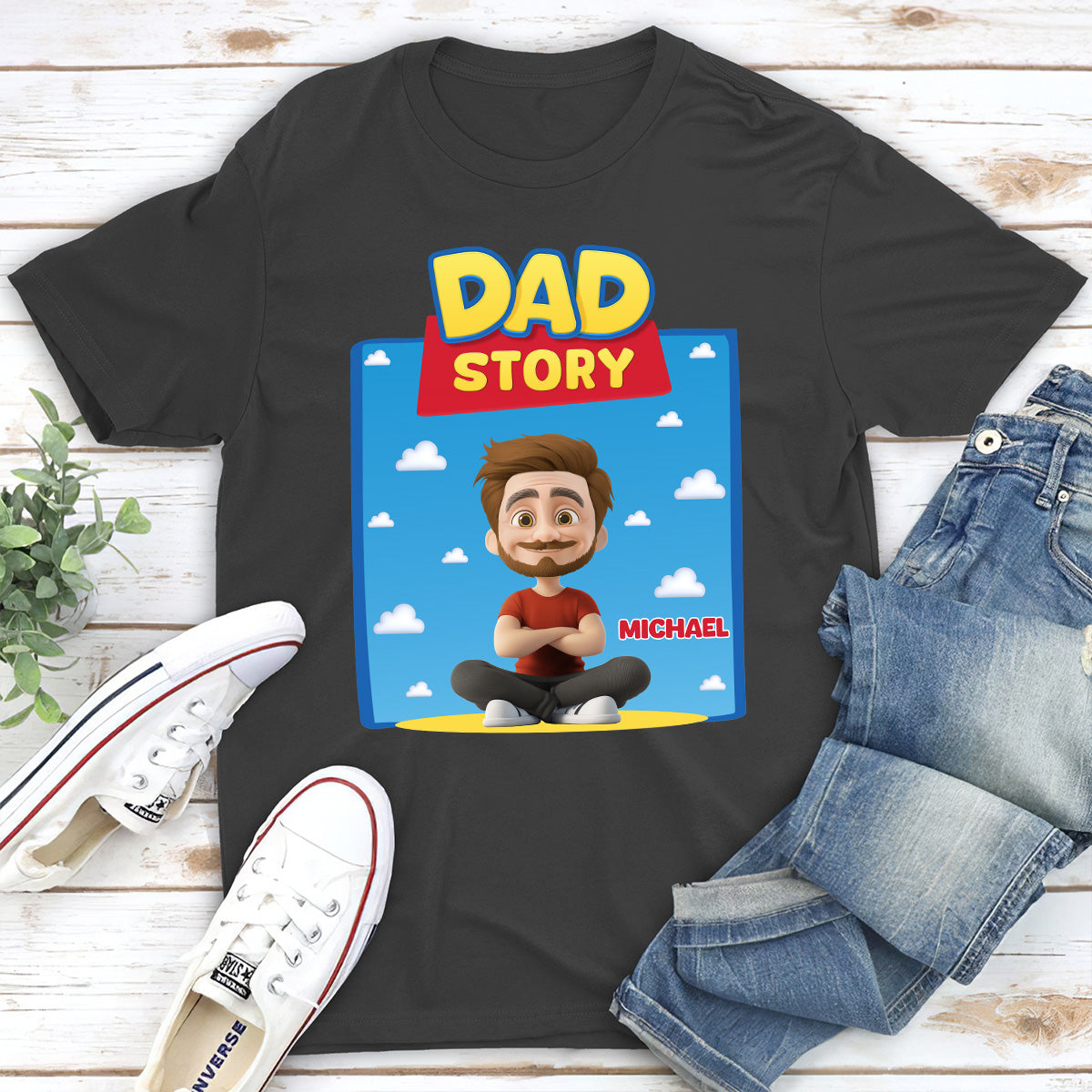 Dad Story - Personalized Custom Shirt