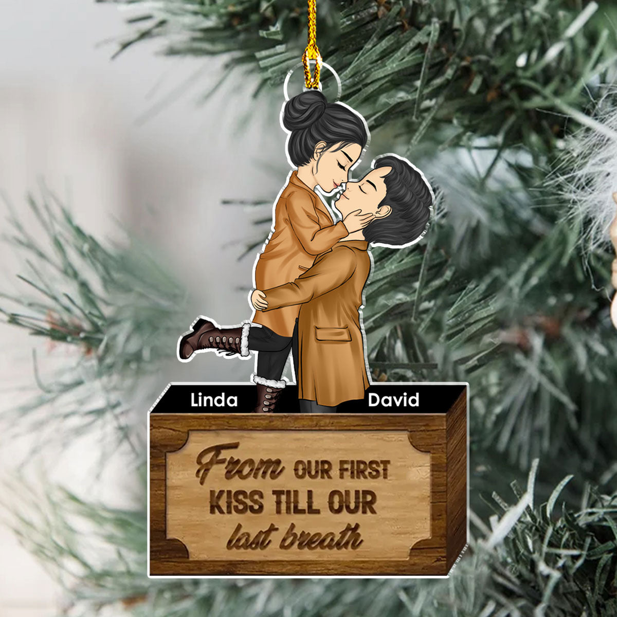 For The Best Partner - Personalized Custom Acrylic Ornament