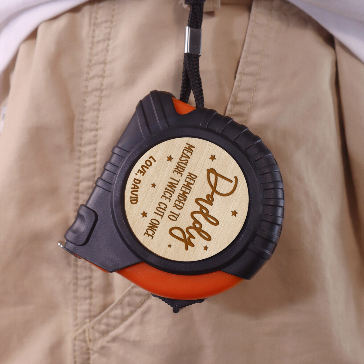 Hammer First Ask Questions Later - Personalized Custom Tape Measure