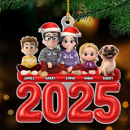 Us And Our Children - Personalized Custom Acrylic Ornament