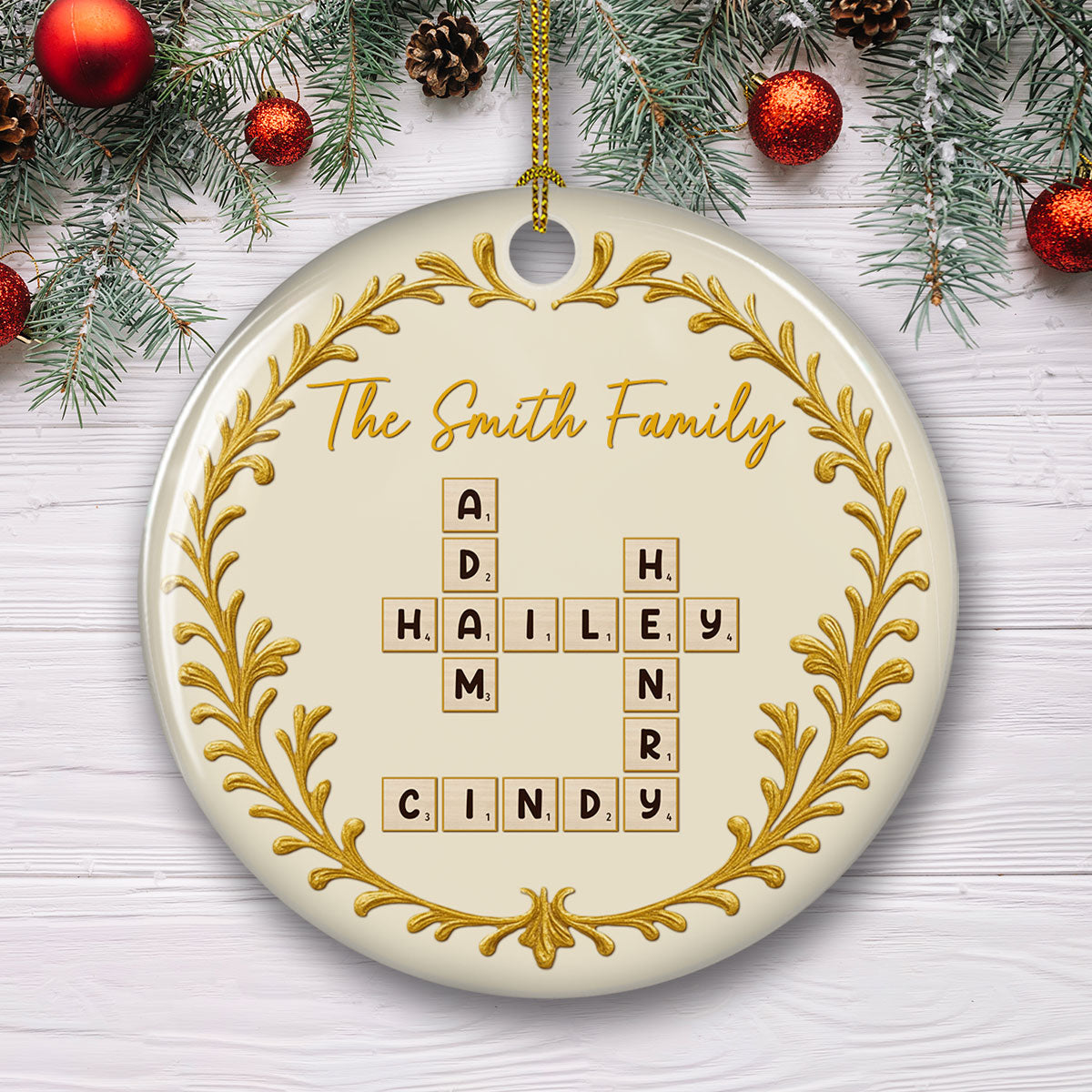 The Family - Personalized Custom Ceramic Ornament