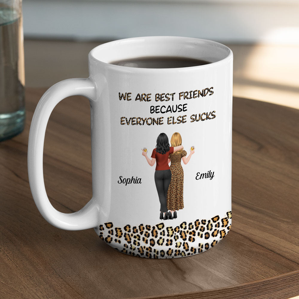 We Are Best Friend - Personalized Custom Coffee Mug