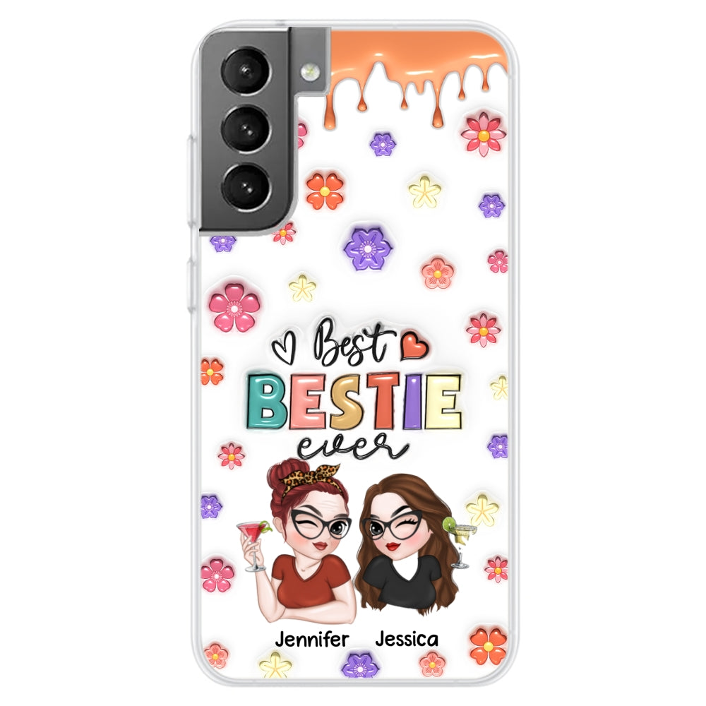 Best Bestie Ever - Personalized Custom 3D Inflated Effect Phone Case