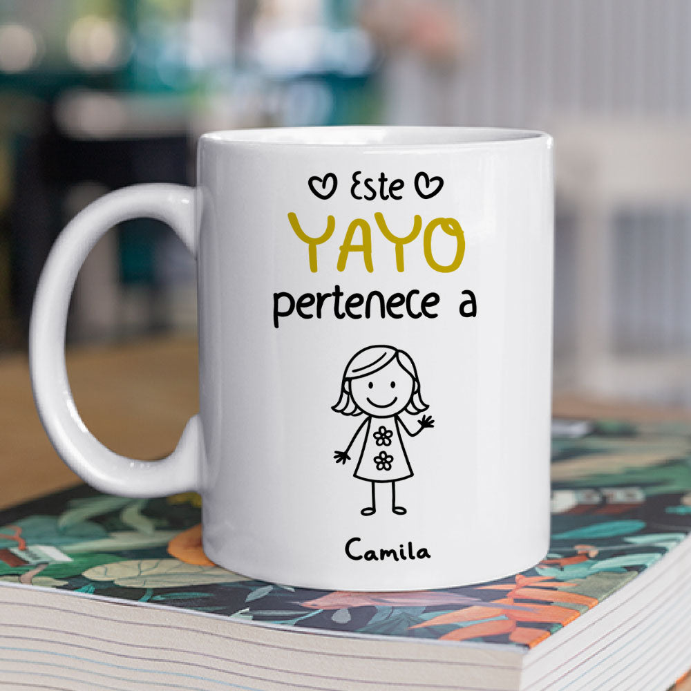 El Mejor Abuelo Del Mundo - Taza Personalizada de Café