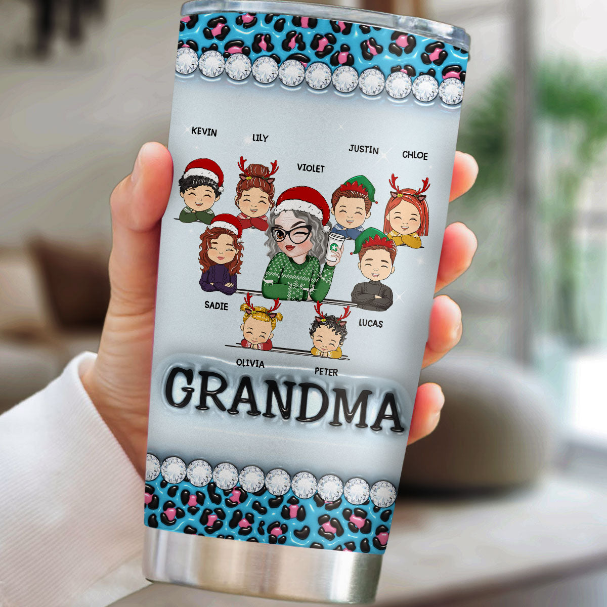 I Am A Professional Grandma - Personalized Custom 3D Inflated Effect Tumbler