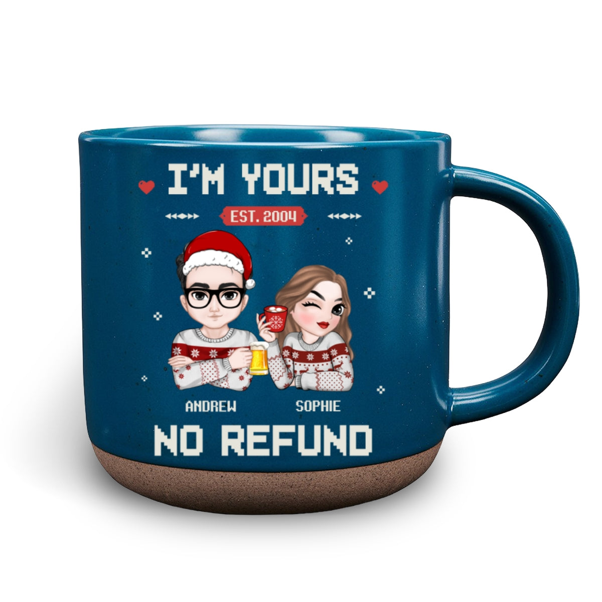 I Am Yours - Personalized Custom Pottery Mug