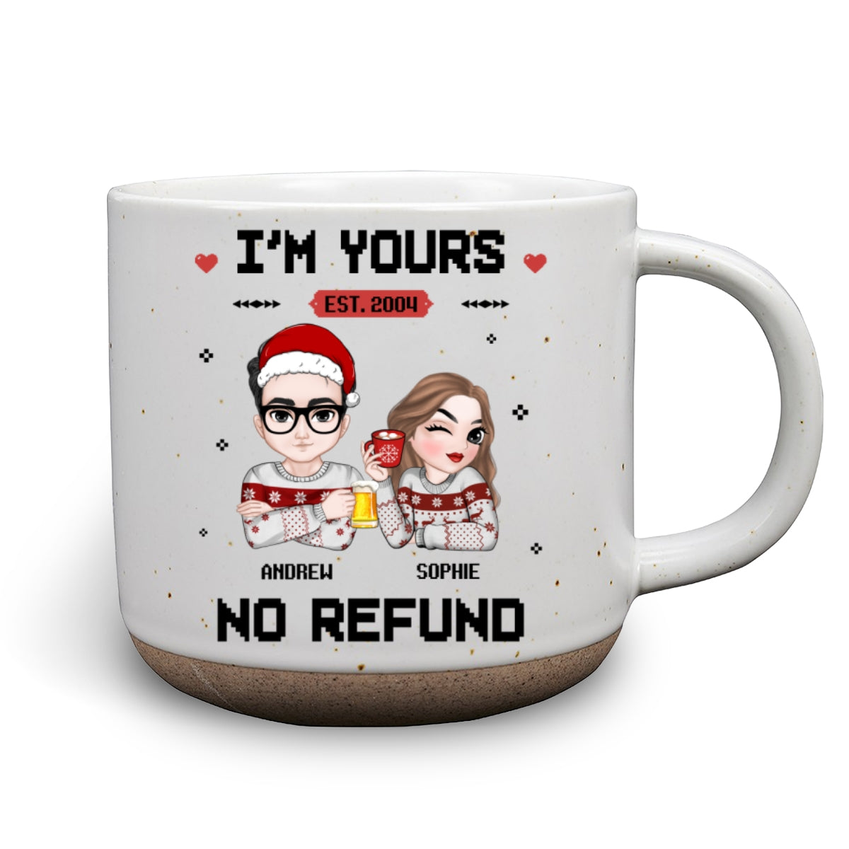 I Am Yours - Personalized Custom Pottery Mug