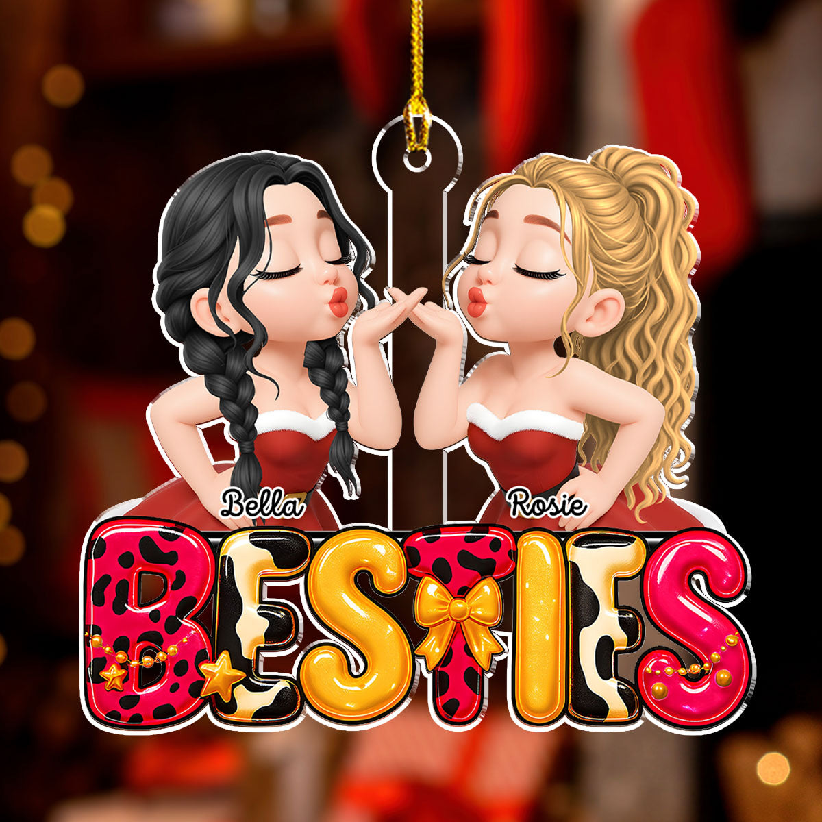 Special Friends - Personalized Custom Acrylic Ornament