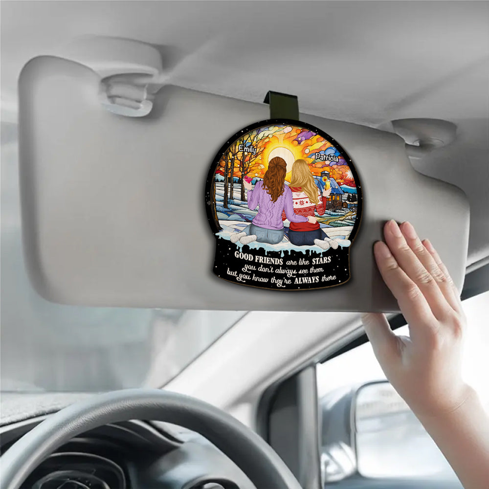 Friends Like Stars - Personalized Custom Car Visor Clip