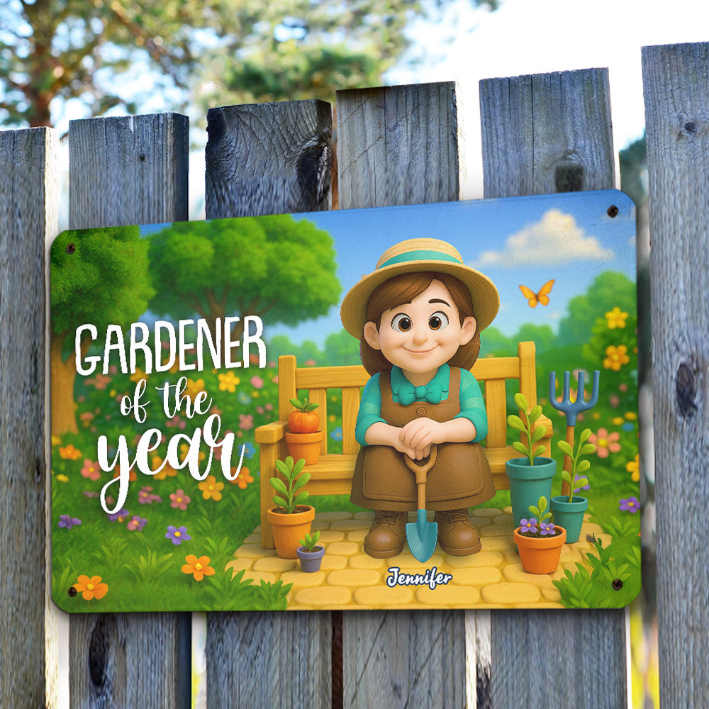 The Plant Whisperer - Personalized Custom Metal Sign