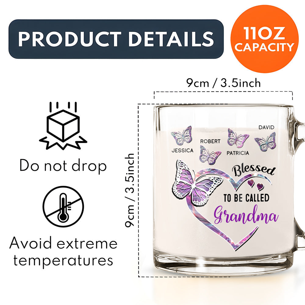 Blessed Mimi - Personalized Custom Glass Mug