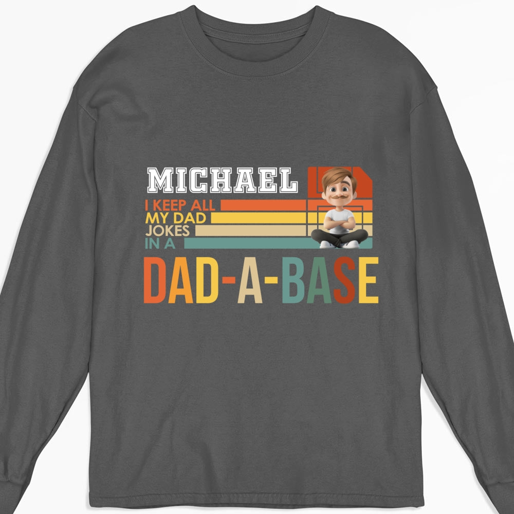 Dad Jokes On File - Personalized Custom Shirt