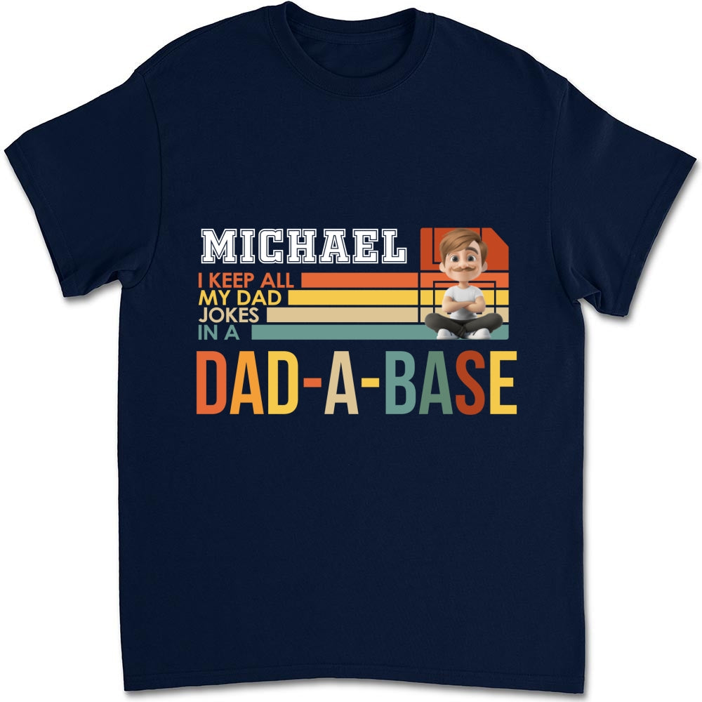 Dad Jokes On File - Personalized Custom Shirt