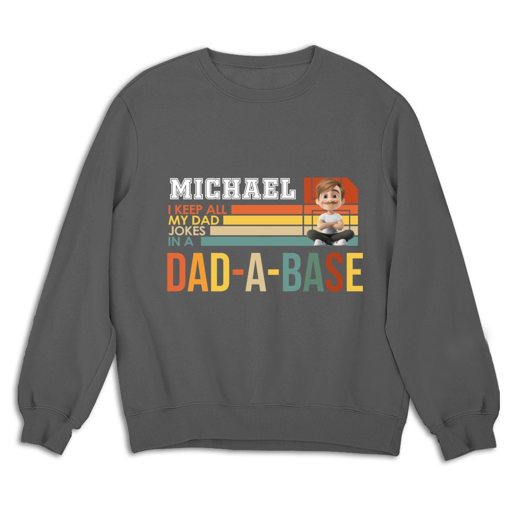 Dad Jokes On File - Personalized Custom Shirt