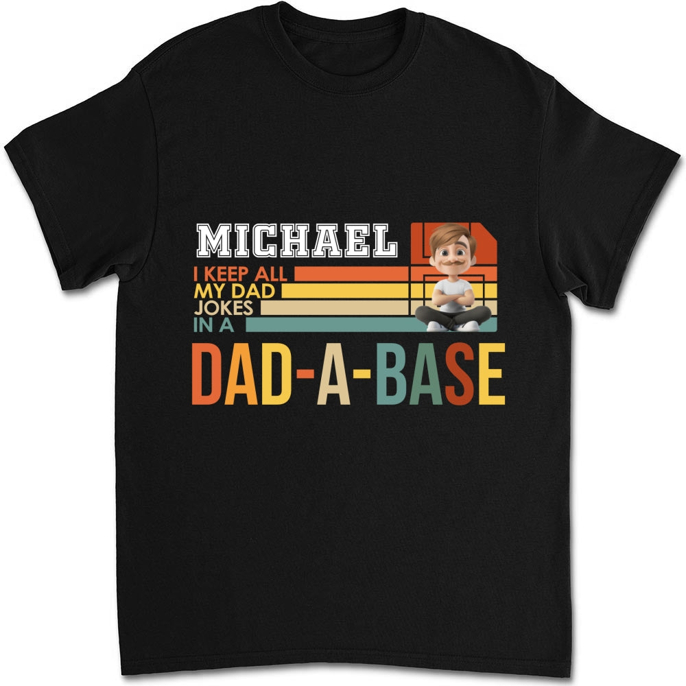 Dad Jokes On File - Personalized Custom Shirt