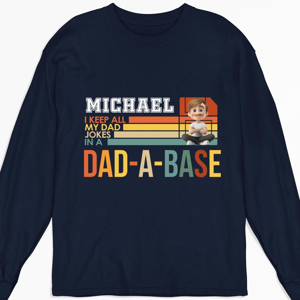 Dad Jokes On File - Personalized Custom Shirt