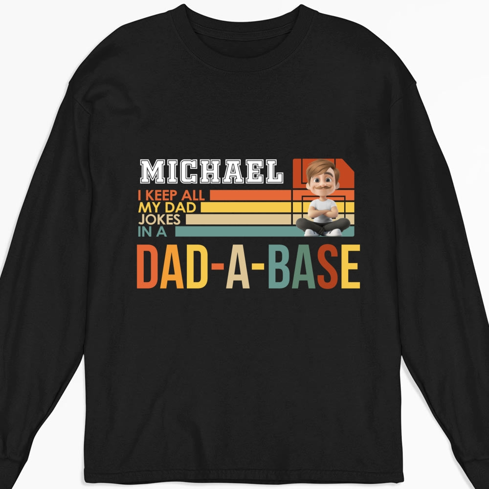 Dad Jokes On File - Personalized Custom Shirt