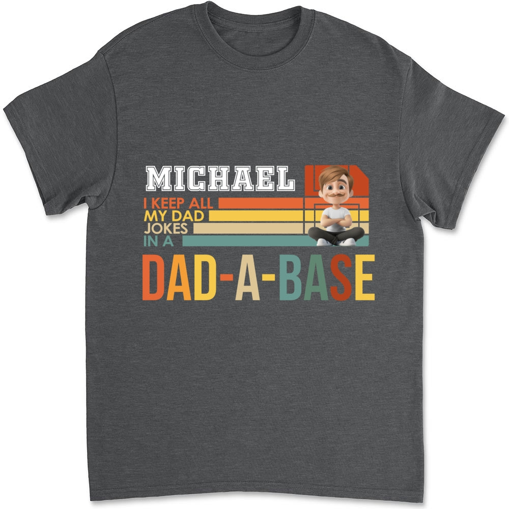 Dad Jokes On File - Personalized Custom Shirt