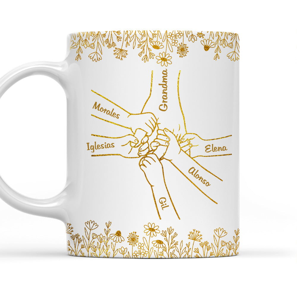 Love Mom Grandma - Personalized Custom Coffee Mug