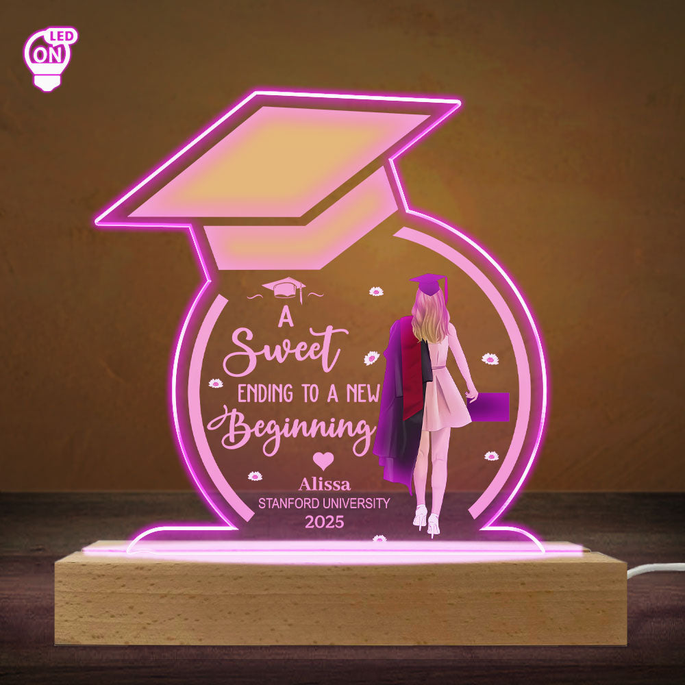 A Sweet Ending - Personalized Custom LED Light