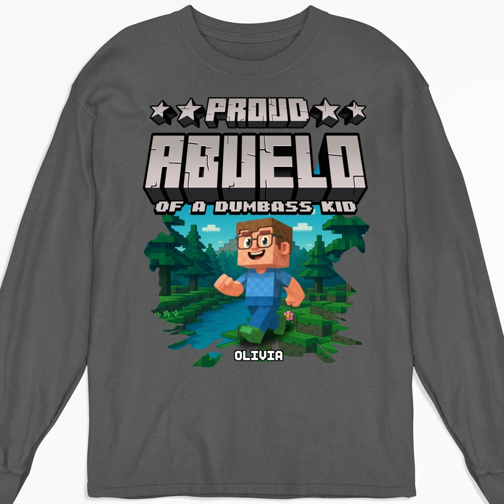Proud Grandfather Of Few Kids - Personalized Custom Shirt