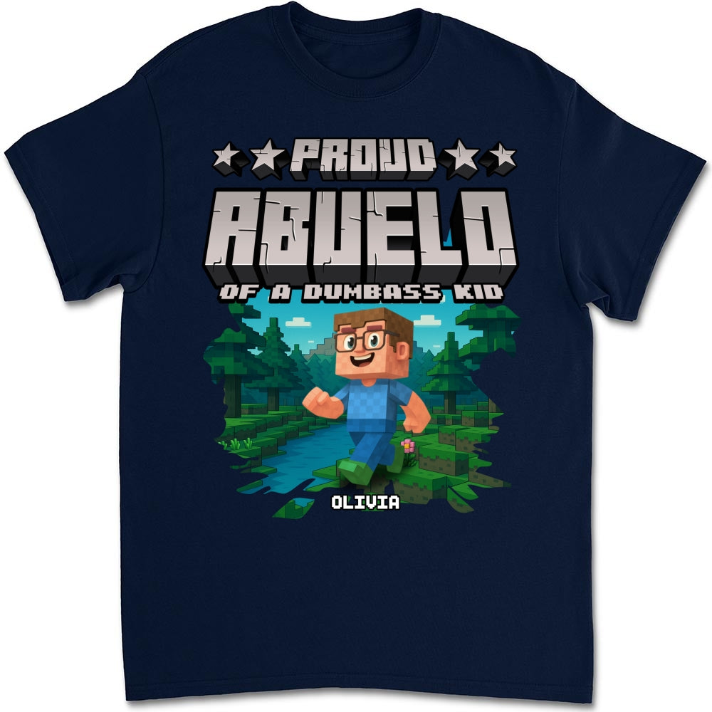 Proud Grandfather Of Few Kids - Personalized Custom Shirt