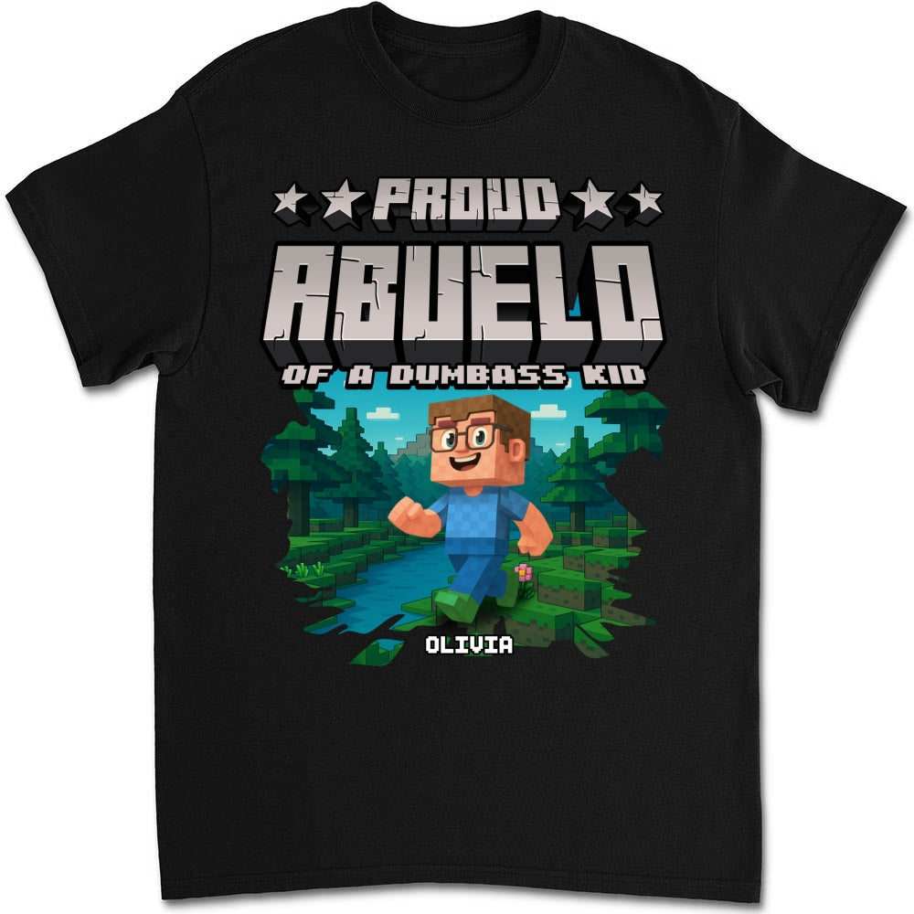 Proud Grandfather Of Few Kids - Personalized Custom Shirt