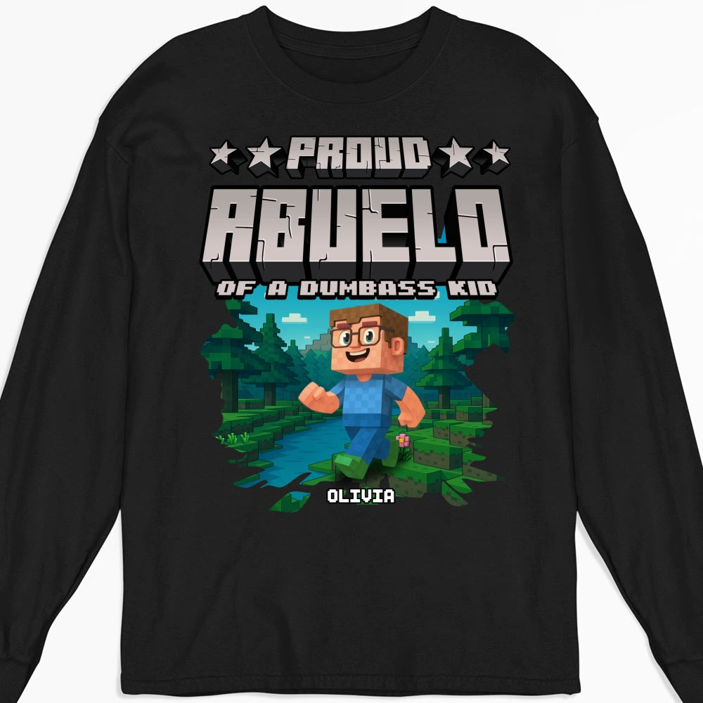 Proud Grandfather Of Few Kids - Personalized Custom Shirt
