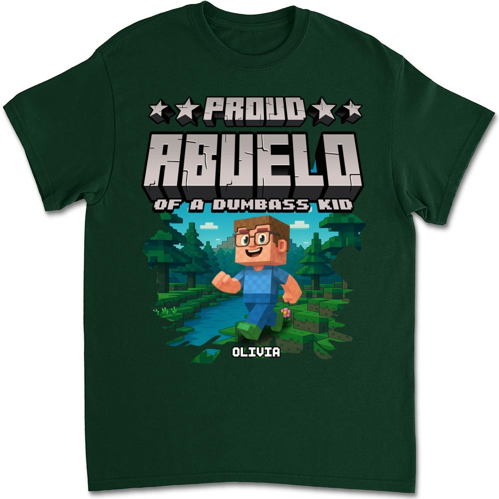 Proud Grandfather Of Few Kids - Personalized Custom Shirt
