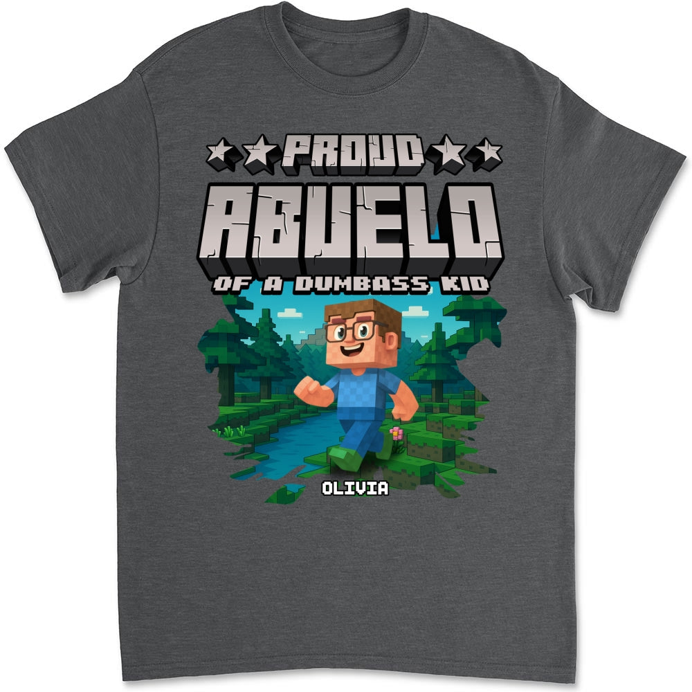 Proud Grandfather Of Few Kids - Personalized Custom Shirt