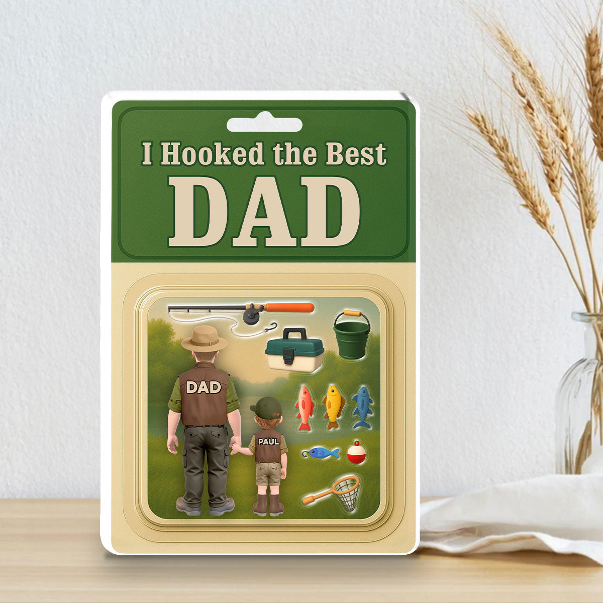 Fishing With Dad - Personalized Custom Acrylic Plaque